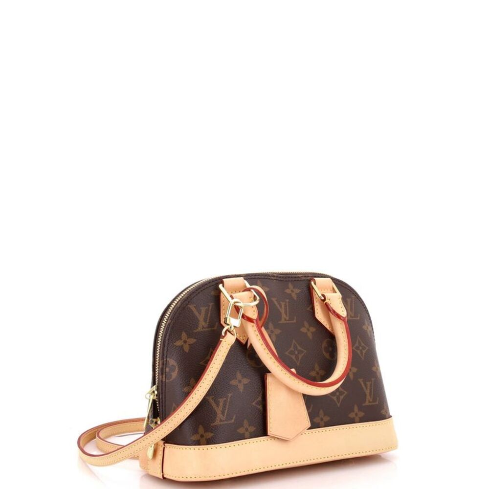 Louis Vuitton Alma Handbag Monogram Canvas BB Brown - Picture 2 of 7